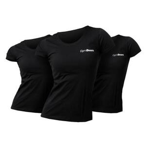 GymBeam Women‘s Basic T-Shirt 3pack Black - XL - 3pack obraz