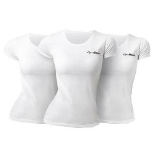 GymBeam Women‘s Basic T-Shirt 3pack White - XXL - 3pack obraz