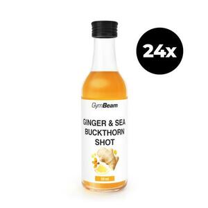 GymBeam Zázvorový shot s rakytníkem 24 x 50 ml obraz