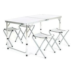 HAPPY GREEN Set kemping BILBAO stůl Al + 4 stoličky obraz