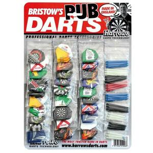 Harrows Sada letek Pub Darts Show Card (23017) obraz