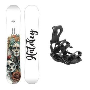 Hatchey Eternity dámský snowboard + Hatchey Fastec vázání - 143 cm + XL, black (EU 45-47) obraz