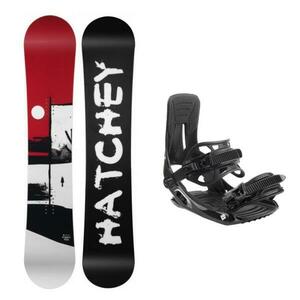 Hatchey Legacy snowboard + Hatchey Tactic vázání - 163 cm Wide + white/black EU 39-46 obraz