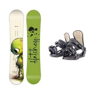 Hatchey Outcast dětský snowboard + Beany Junior vázání - 140 cm + XS - EU 32-35 obraz