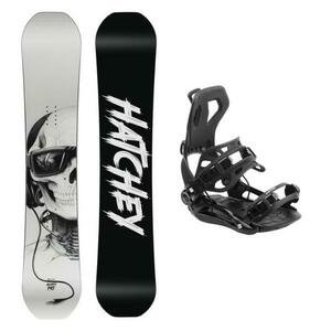 Hatchey Sillence freestyle snowboard + Hatchey Fastec vázání - 139 cm + XL, black (EU 45-47) obraz