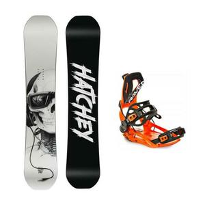 Hatchey Sillence freestyle snowboard + Raven Fastec FT360 orange vázání - 139 cm + XL (EU 43-46) obraz