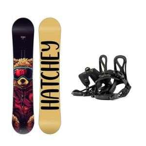 Hatchey Teddy dětský snowboard + Beany Kido vázání - 115 cm + XXS (EU 25-32) obraz