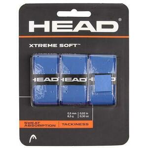 Head XtremeSoft 3 overgrip omotávka tl. 0, 5 mm modrá - 3 ks obraz