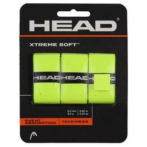 Head XtremeSoft 3 overgrip omotávka tl. 0, 5 mm žlutá reflexní - 3 ks obraz