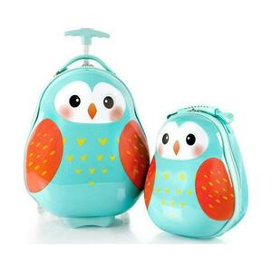 Heys Travel Tots Lightweight Kids Owl sada batohu a kufru 13, 8l obraz