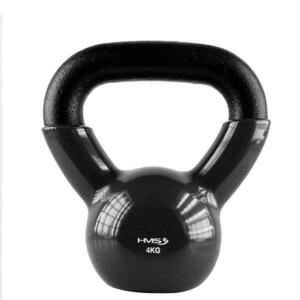 HMS Kettlebell pokrytý vinylem KNV04 4 kg, černý obraz