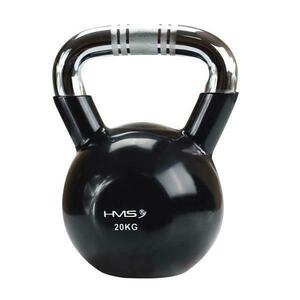 HMS Kettlebell s chromovaným úchopem KTC 20 kg černý obraz