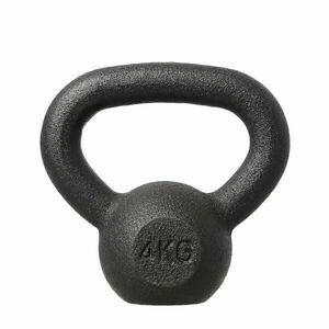 HMS Litinový kettlebell KZG04 4 kg, černý obraz