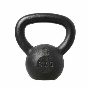 HMS Litinový kettlebell KZG08 8 kg, černý obraz