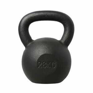 HMS Litinový kettlebell KZG28 28 kg, černý obraz