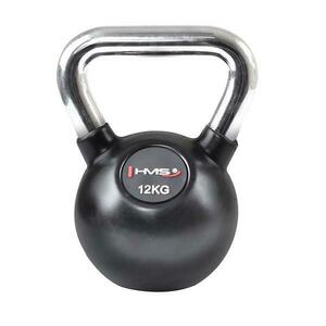 HMS Vinylový kettlebell s chromovaným úchopem KGC 12 kg obraz