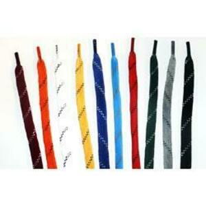 Hokejarena 274cm voskové tkaničky - 270cm, bílá obraz