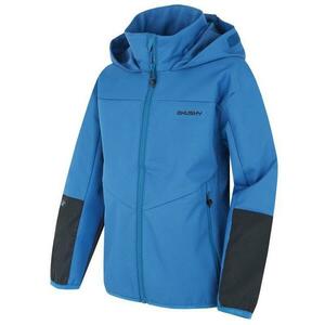 Husky Dětská softshell bunda Sonny K modrá POUZE 152 (VÝPRODEJ) obraz