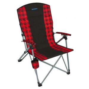 Husky Křeslo Mossy black/red obraz