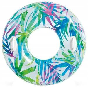 Intex Kruh plavecký S DRŽADLY 58263 - bílá obraz