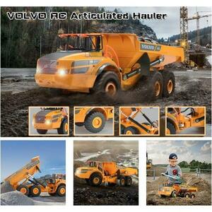 IQ models DoubleE RC kloubový dumper VOLVO A40G 1: 20 56 cm 6WD LED zvuky RTR sada obraz