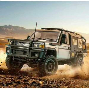 IQ models RC auto Land Cruiser TOYOTA Supertourer - stříbrná obraz