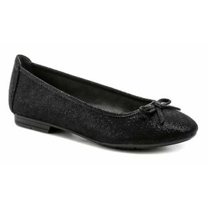 Jana 8-22164-29 černé dámské baleríny šíře H - EU 36 obraz