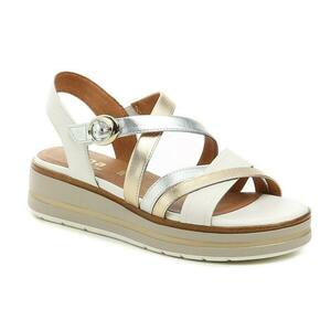 Jana 8-28267-44 bílo zlaté dámské sandály na platformě - EU 37 obraz