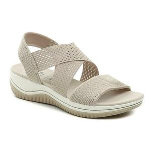 Jana 8-28768-42 zlato béžové dámské sandály šíře H - EU 39 obraz