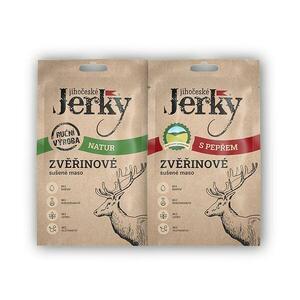 Jihočeské Jerky Zvěřinové 20g - S pepřem obraz