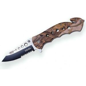 Joker záchranářský nůž Tactica brown camo s pouzdrem obraz