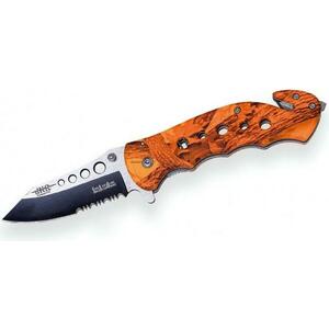 Joker záchranářský nůž Tactica orange camo s pouzdrem obraz