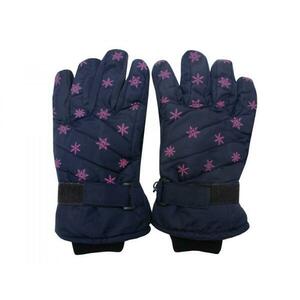 C04 Juniorské zimní lyžařské rukavice modrá obraz