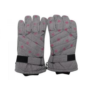 C04 Juniorské zimní lyžařské rukavice šedá obraz
