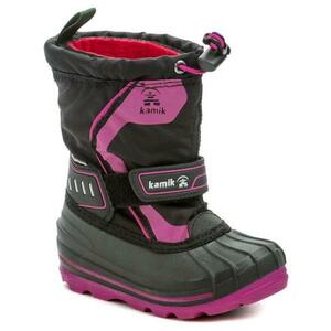 Kamik Snowcoast4 black magenta dětské zimní sněhule - EU 26 obraz