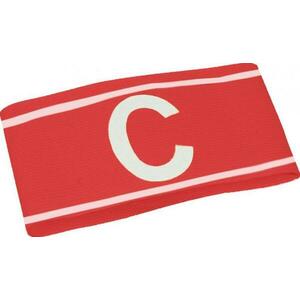 Kapitánská páska JR 6002 - bílá/červená obraz