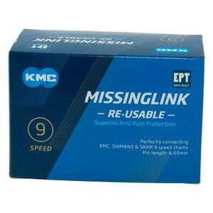 Kmc 9 Kolo EPT Stříbrná 40KS Sada spojka řetězu obraz
