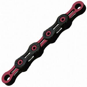 Kmc řetěz DLC 11 růžovo/černý v krabičce 118 čl. obraz