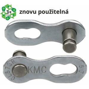 Kmc spojka řetezu 6/7/8 speed EPT povrch, šedý, baleno po 5 kusech, cena za balení obraz