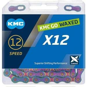 Kmc X12 Aurora Modrý Waxed BOX řetěz obraz