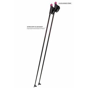 Komperdell Nordic CX-100 Sport 2025/26 černo-růžové - 135 cm - černá/růžová obraz