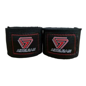 Kubisport Boxerské bandáže na ruce elastické 4, 5 m černé obraz
