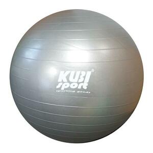 Kubisport Míč gymnastický 750mm, nosnost 150 kg - šedý obraz