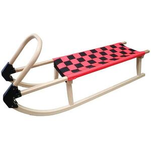 Kubisport Sáně 110cm dřevěné - červené obraz
