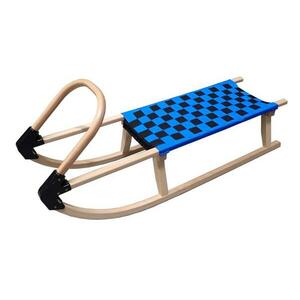 Kubisport Sáně 110cm dřevěné modré obraz