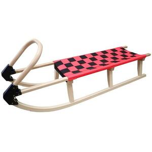 Kubisport Sáně 125cm dřevěné - červené obraz