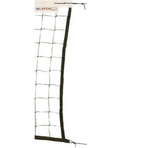 Kv řezáč Síť volejbalová se šňůrou černá - černá obraz