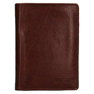 Lagen V-72 hnědá pánská kožená peněženka obraz