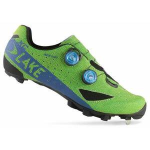 Lake MX238 XC Carbon zeleno/modré tretry - EU 45, 5 wide obraz