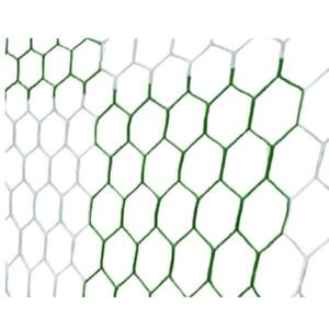 LEÓN DE ORO Football HEX M120 fotbalová síť bílá-zelená - 1 ks obraz